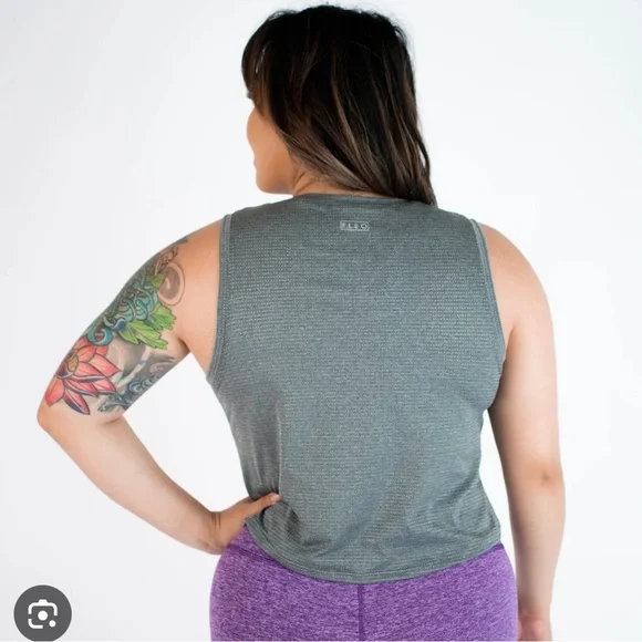 Fleo Dylan Muscle Crop - Lemon Zest - Picture 5 of 8